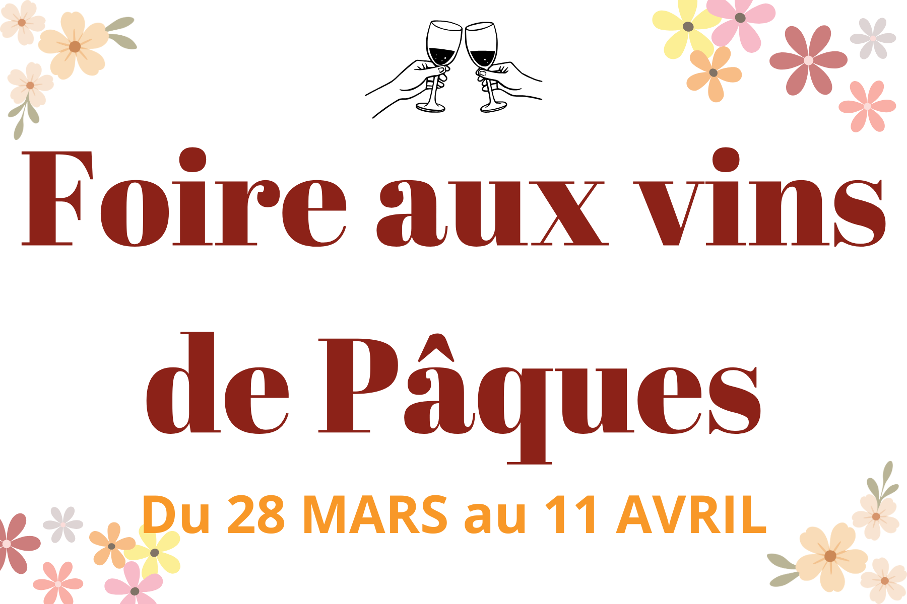 foire aux vins de pâques, printemps, promotion,