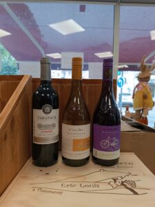 vin rouge et blanc, chili